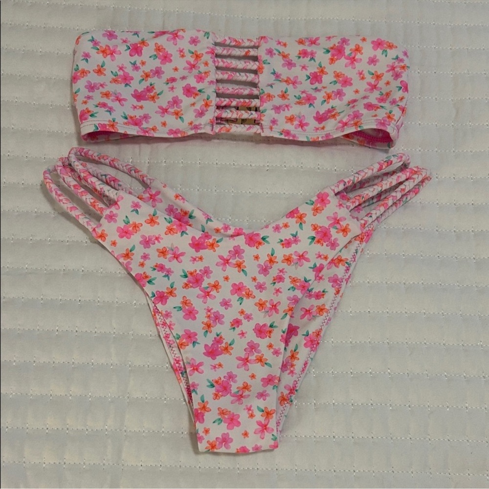 Kulani Kinis Pink Floral Bikini
